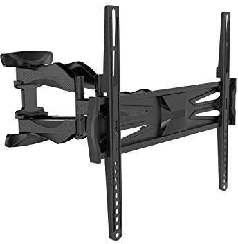 TM Electron TMSLC140 Soporte de pared universal inclinable giratorio con brazo doble para monitores o televisores LED, OLED, LCD, Plasma de 32 hasta 60, max. 30Kg, VESA 400X400