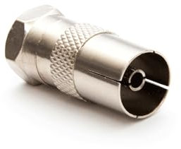 Premium X F-Stecker Adapter Koax Antenne Coax Kupplung für Koaxialkabel
