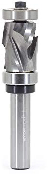 Yonico 33202 Top & Bottom Bearing Ultra-Performance Compression Flush Trim Router Bit 1/2-Inch Shank