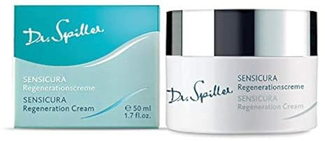 Dr. Spiller SENSICURA Regenerationscreme | Anti-Aging-Creme mit Hyaluronsäure | Lipidgehalt 30% | Für hypersensible Haut | Stützt das Bindegewebe und mindert Fältchen | Ohne Silikone und Parfümöle