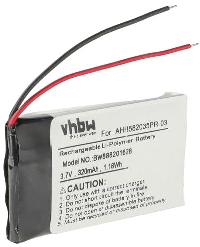 vhbw Akku Ersatz für Jabra AHB582035PR-03 für Freisprecheinrichtung Konferenztelefon (320mAh, 3,7V, Li-Polymer)