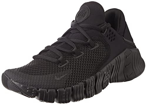 Nike Unisex Free Metcon 4 Fussballschuh, Black White Iron Grey, 43 EU