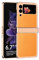 Compatible with Samsung Galaxy Z Flip 3 5G 2021 Case with Hinge Protection and Built-in Screen Protector Leather Phone Cover Case for Flip3