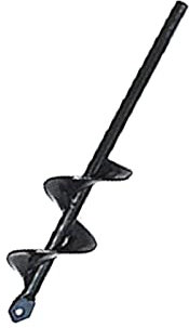Ruiqas Garden Auger Spiral Hole Drill Bit Garden Yard Earth Planter Digger Used to Dirt/Hard Soil/Clay