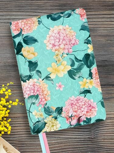 DOODLE Hardcover Notizbuch Tagebuch mit Lesezeichen - A5 I 160 linierte Seiten I 80 GSM I undatiert (Blush Garden)