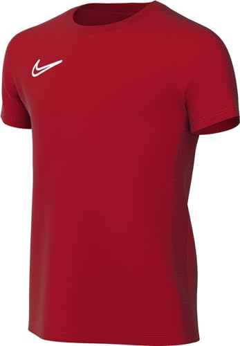 Nike Unisex Kinder Y Nk Df Acd23 Short-Sleeve Soccer Top, University Red/Gym Red/White, 140 EU