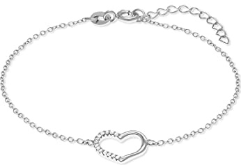 FAVS Damen-Armband 925er Silber 16 Zirkonia