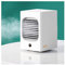 LGESR Portable Fan Cooling Portable Air Conditioning Fan Desktop Fan USB Battery Rechargeable Air Cooler Fan Personal Small Air Conditioner Desk Table Fan 3 Speed Quiet for Home Office