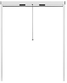 APANA - Fliegengitter Rollo für Fenster bis 60 cm x 100 cm - ausziehbarer Insektenschutz Fenster zum Zuschneiden gegen Fliegen, Insekten und Mücken - Insektenschutzrollo Fenster (Weiß)