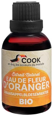 EAU DE FLEUR D'ORANGER BIO 50ML, COOK, UNITÉ
