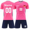 LAIFU Eigener Name Trikot Kinder Set - Personalisierte Fußball trikots Jeder Name Nummer Team Logo Fussballtrikot Jungen