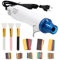 ZJRung Pistola de Aire Caliente Mini Pistola de Calor 300W EU 220V Mini Pistola Térmica con Tubo termorretráctil Cepillo para Soldadura en relieve Desbarnizar Embalaje -Blanco