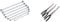 Blue Spot Tools 04305 7pce Extra Long Ring Spanner Set (8-24mm) & 08185 3 Piece Tools 3Pce Long Reach Plier Set, Silver
