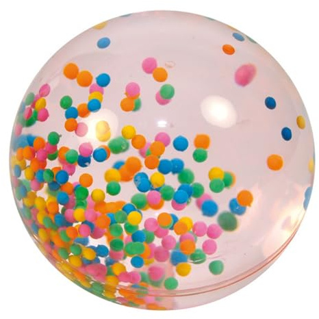 ATC Handels GmbH Wasserball - Flummi mit Wasser und Formen gefüllt - 5 cm oder 10 cm - Wasserball, Riesenflummi, Spielspaß für Kinder (10cm Ø Kügelchen)