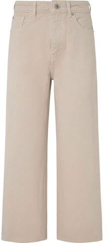 Pepe Jeans Damen Straight Uhw PL204731 Jeans, Beige (Beige), 28W / 28L