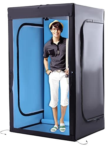 LUNICASHA Photo Studio Light Box, Photography LED Studio Large Lightbox, Large Photo Studio, Photography Lighting Cube Box 2M, with 3 Backdrops