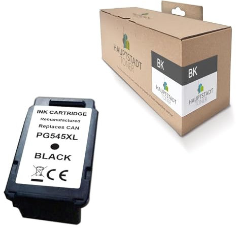 HAUPTSTADT TONER PG-545 XL PG-545XL kompatibel für Canon Druckerpatronen 545 ersatz für Canon Pixma MX495 TR4550 TS3350 TS3150 TR4551 MG2550s MG2555s TS3151 MG3050 MG2950 TS205