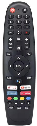 Voice Remote Control Replacement for Blaupunkt TV BP500USG9500 BP320HSG9200 BP400FSG9200