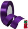 Satinband Lila 20mm Breit Geschenkband Satin,22m Satinbänder Lila Dick Schleifenband Dekoband Seidenband Geschenkverpackung Stoffband Geschenkbänder für Dekorieren Basteln Kleid Hochzeit Geburtstag