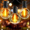 Torkase Outdoor String Lights Mains Powered,180FT G40 Garden Festoon Lights with 80 Shatterproof G40 Plastic LED Edison Bulbs Waterproof for Outside Patio Pergola Decor Cafe