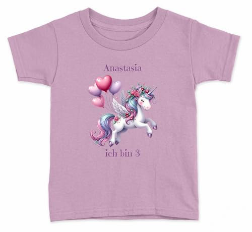 Personalisiertes Bügelbild Einhorn 5 für einen Besonderen Menschen in Ihrem Leben zum selber Aufbügeln mit Wunsch Namen Text Mädchen Frau UNISEX Transfer Geburtstag Geschenk