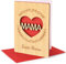 DUOUPA Grußkarten für Mama, Muttertagskarte mit Umschlag, Beste Mama Geschenkkarte, Holz Karte für Muttertag, Geburtstags, Jubiläum, Weihnachten