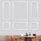 Gaahing 6 Sets Premade Accent Wall Molding Kit, Pre-Cut Wainscoting Panels, Ready to Assemble Chair Rail Moulding for Interior Decoration
