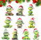 Grinch weihnachtsdeko,Weihnachtsbaum Anhänger,Urlaubsatmosphäre Dekorationen
