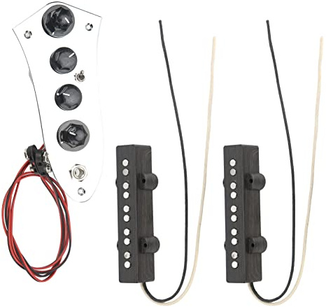 Bass-Tonabnehmer, E-Gitarren-Tonabnehmer, 5 Jazz-Bass-Tonabnehmer, Hals- und Steg-Tonabnehmer-Set, P-Bass-Tonabnehmer, Jazz-Bassgitarren-Tonabnehmer-Teil für 5-saitigen
