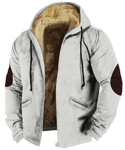 pullover sale damen Fleecejacke Herren Outdoor Winter Jacke Warm Übergangsjacke Kapuzenjacke Gefüttert Gepolstert Winterjacke Wintermantel Mantel weihnachten sale