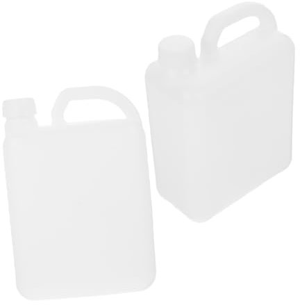 BUGUUYO Bidons Deau en Plastique De 2 Gallons Contenants De Stockage avec Poignées Pichets Vides pour Jus