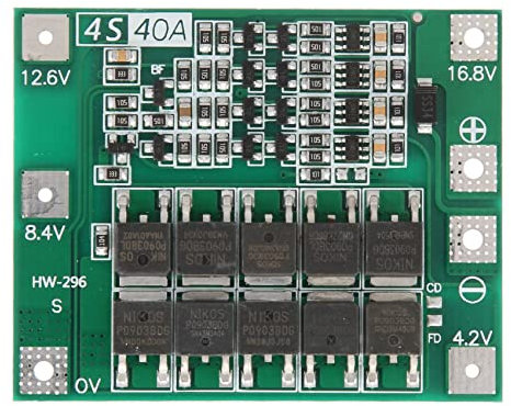 Uxsjakjsd 4S 40A Li-Ion Lithium Battery 18650 Charger PCB Protection Board for Drill Motor 14.8V 16.8V Lipo Cell Module