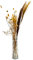 Trockenblumen Strauß in Glasvase - 70 cm - Bouquet aus getrockneten Blumen mit Deko Vase - Echte Pampasgras Schleierkraut Wedel natürliche Boho Tisch Dekoration