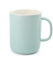TREEWOO Taza de Café de Cerámica Noble Minimalista Apta para Microondas y Lavavajillas 330 Ml Taza de Té Leche Para la Familia Amigos Padre Regalo del Día de la Madre (Verde menta)