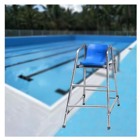 Hohe Rettungsschwimmerstühle, Professionelle Rettungsschwimmerstühle/Schiedsrichter-Beobachtungssitz, Abnehmbarer Aussichtsstuhl, Hoher Rettungsschwimmerstuhl Aus Edelstahl Für Aufstellpool