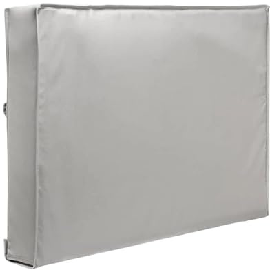 SHENJMAI Outdoor TV Cover Outdoor TV Cover Screen Dustproof Waterproof Cover Set Cover Oxford Black Television Case TV(Grey,FOR 50-52inch TV)
