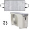 HANABASS Cubierta de Aislamiento para Aire Acondicionado Exterior con Panel de Aluminio Protección Duradera y Resistente la Instalación con Ganchos para Condicionadores de Aire Central y