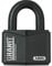 ABUS Vorhangschloss Granit 37/70 Premium-Schloss für höchste Beanspruchungen - Sicherheitslevel 10 - inkl. 2 Schlüssel - schwarz - 20117 70mm