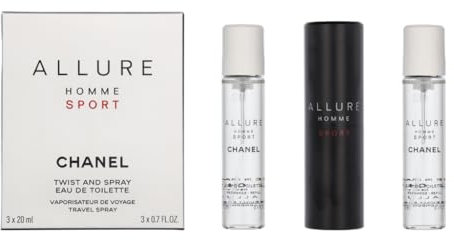 Chanel Homme Sport Edt Vapo Refillable 3 X 20 Ml