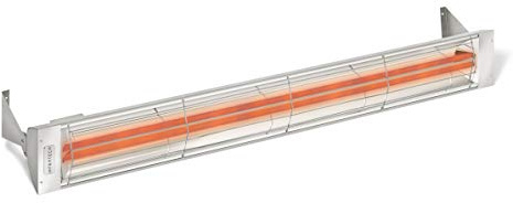 InfraTech wd3024ss Dual Element 3.000 Watt elektrische Terrassenstrahler, wählen Sie Finish: Edelstahl