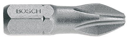 Bosch 2608522186 PH2 Screwdriver Bit Set, 25mm Length, Pack of 25