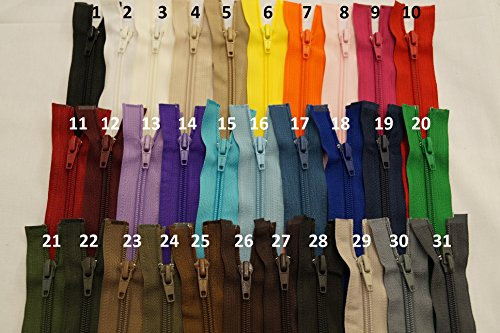 FIM SONDERLÄNGEN 66cm - 99cm Reißverschluss Kunststoff Plastik Spirale Nr.5 Teilbar für Jacken, 1 - schwarz (322), 66cm