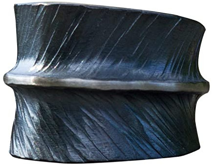 Gehämmerter Silber-Ring geschmiedete ausgefallene Ringe Goldschmiede-arbeiten handgemachter Echt-Schmuck