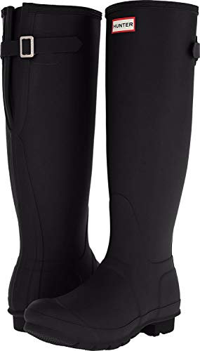 Stivali da pioggia regolabili con zaino da donna Hunter Original - Nero - 42