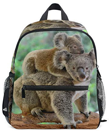 BKEOY Kinder-Rucksack Koala Tier-Rucksack für Kleinkinder, Schule, Büchertasche
