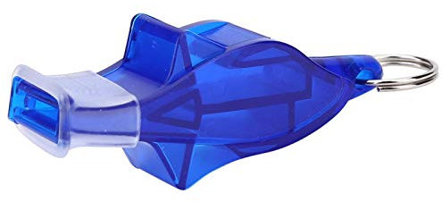 Vbest life Schiedsrichter Pfeife im Freien Dolphin Whistle Basketball Fußballspiel Whistle Hochfrequenz Kinder pfeifen Wild Lifeguard Whistle(Saphirblau)