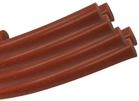 Rundschnur 4 mm aus Silikon - SI für O-Ring | Länge 2M - Meterware - Durchmesser 4 mm | Dichtschnur Dichtung - 70 ShA