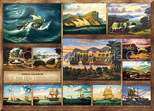 Cobble Hill 1000 Teile Puzzle – Thomas Chambers – Musterposter im Lieferumfang enthalten