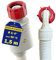 Acquastop Tubo Carico Lavatrice e Lavastoviglie 1,5m con Valvola di Sicurezza Diritta e Angolata Ø 3/4 per Ingresso Acqua Max 90°C - Garanzia di 10 Anni - MONTERAL