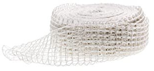 MAQA 2 Rotoli di Rete per arrosti da 50 mt, Rete Elastica per Carne 12-14-16-18 Quadri, Rete per insaccati, spago da Cucina per cuocere e Appendere 16